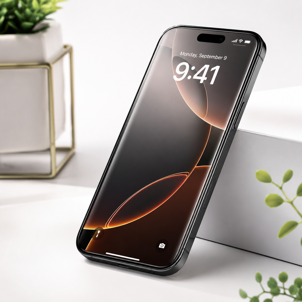 iPhone protection combo - 8K borderless tempered glass and premium case