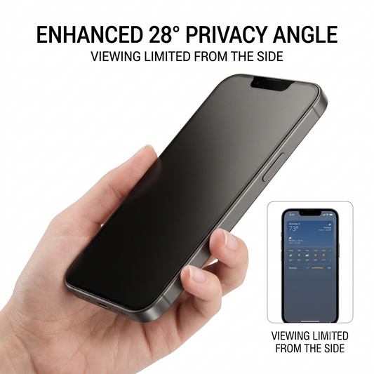 Premiume Privacy Matt Screen Protector For iPhone 13 to 17 series