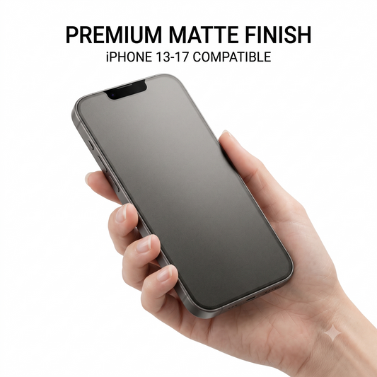 Premiume Privacy Matt Screen Protector For iPhone 13 to 17 series
